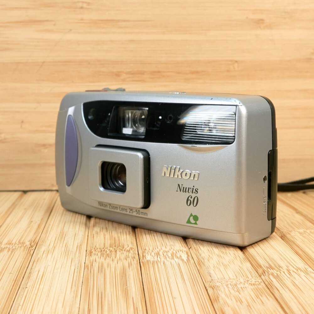 Vintage NIKON Nuvis 60 Point and Shot APS Film Camera